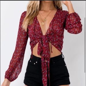 princess polly wrap top